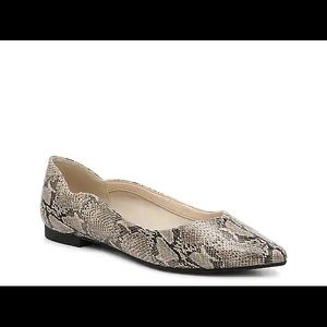 Kelly and Katie Snake Skin Flats